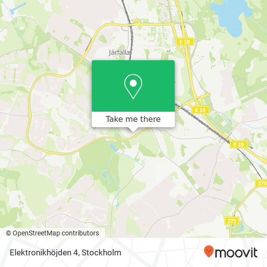 Elektronikhöjden 4 karta