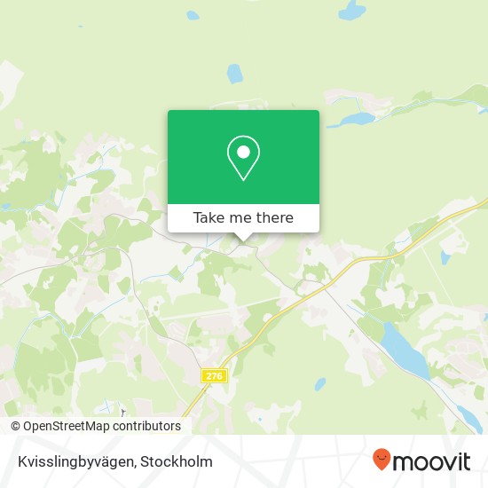 Kvisslingbyvägen karta