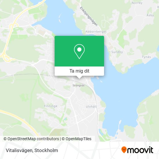 Vitalisvägen karta