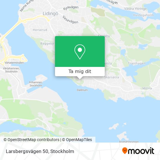 Larsbergsvägen 50 karta