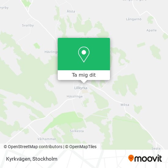 Kyrkvägen karta