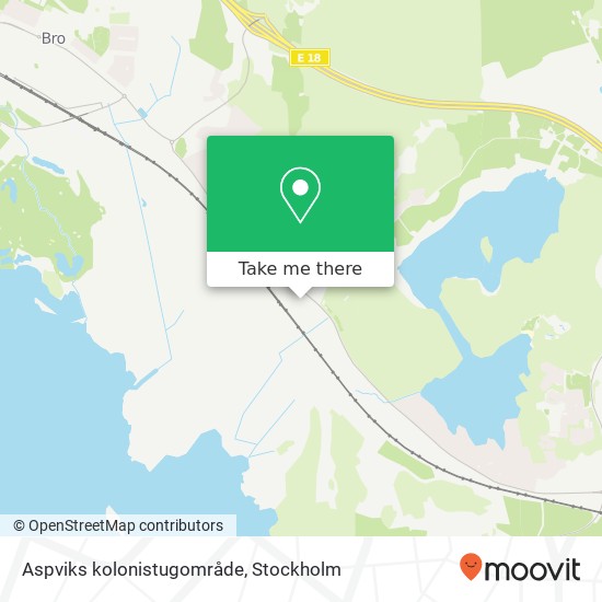 Aspviks kolonistugområde karta