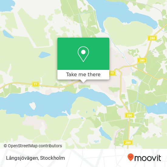 Långsjövägen karta