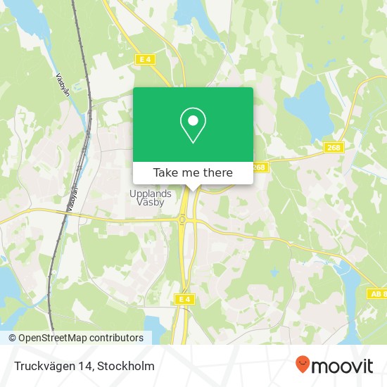 Truckvägen 14 karta