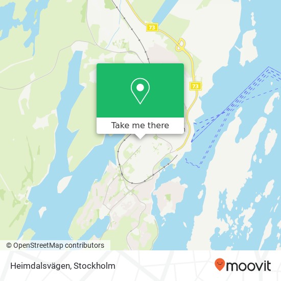 Heimdalsvägen karta