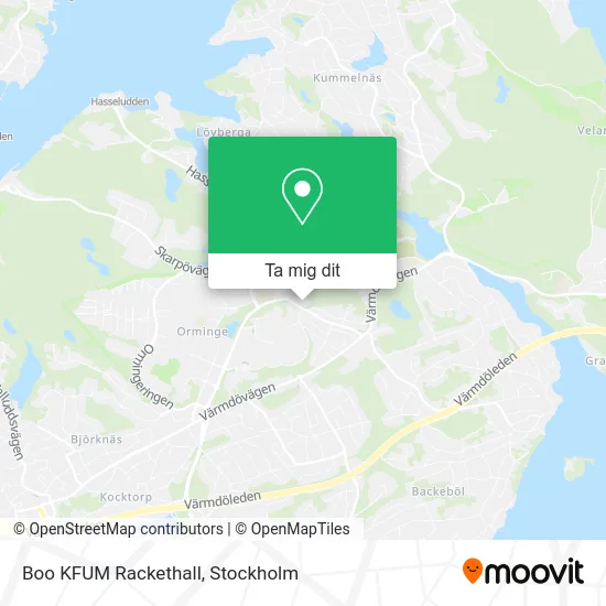 Boo KFUM Rackethall karta