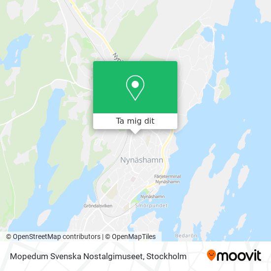 Mopedum Svenska Nostalgimuseet karta