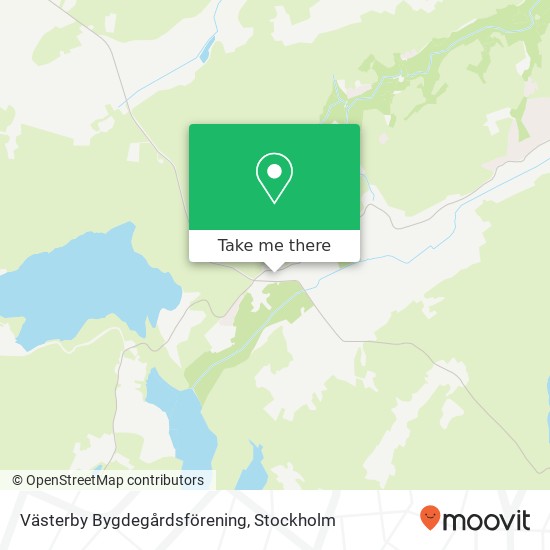 Västerby Bygdegårdsförening karta