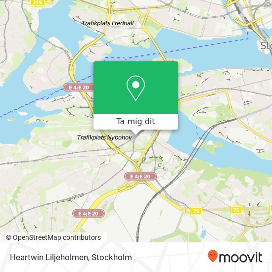 Heartwin Liljeholmen karta