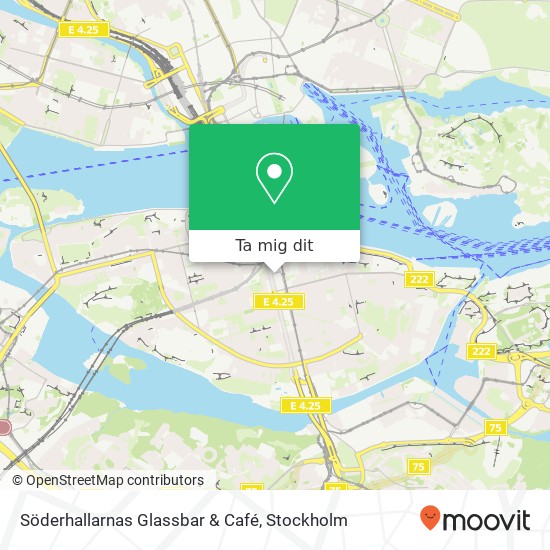Söderhallarnas Glassbar & Café karta