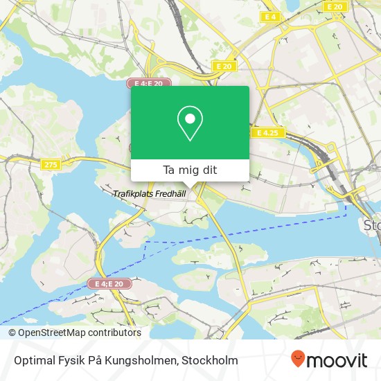 Optimal Fysik På Kungsholmen karta