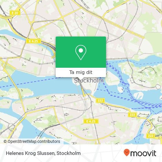 Helenes Krog Slussen karta