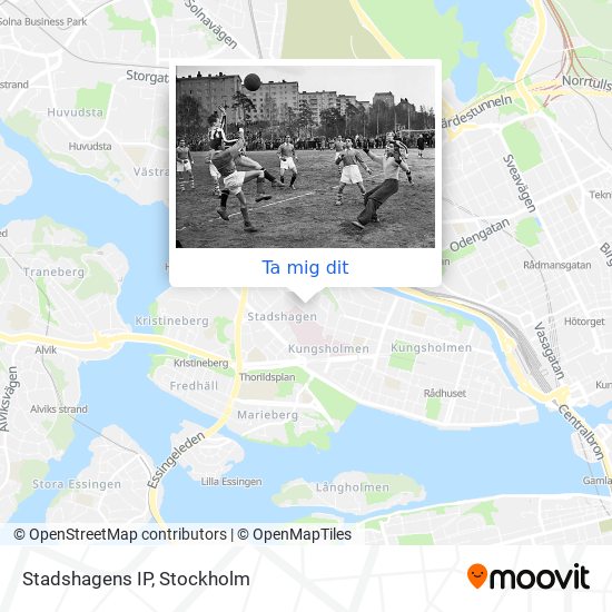 Stadshagens IP karta