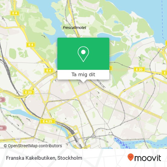 Franska Kakelbutiken karta