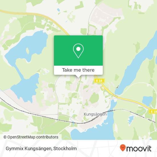 Gymmix Kungsängen karta