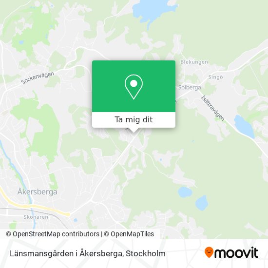 Länsmansgården i Åkersberga karta
