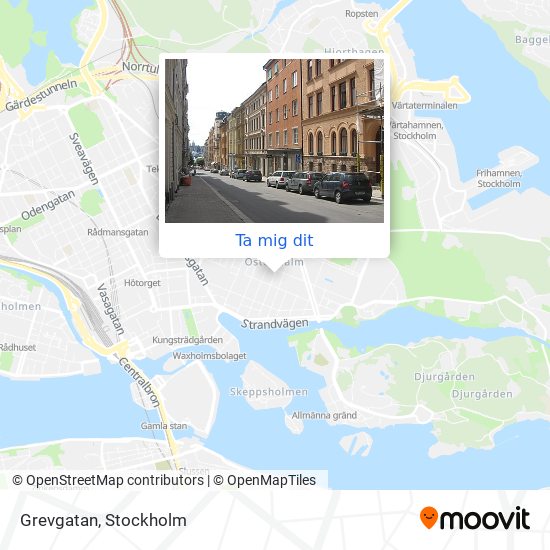 Grevgatan karta