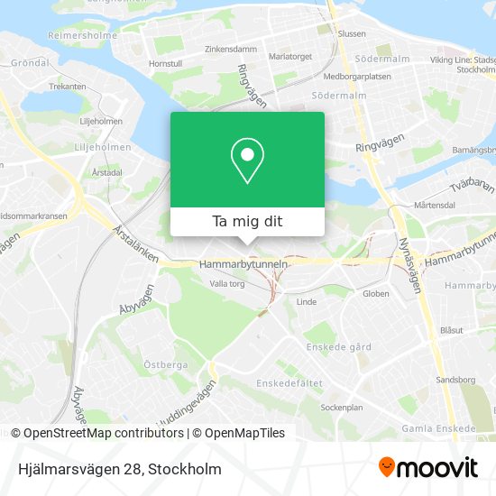 Hjälmarsvägen 28 karta
