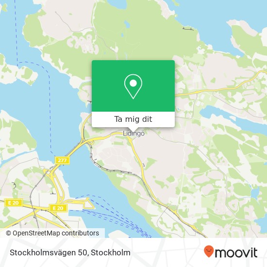 Stockholmsvägen 50 karta