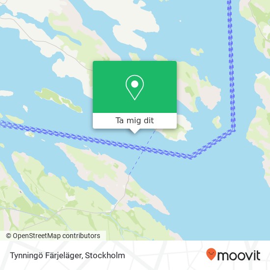 Tynningö Färjeläger karta