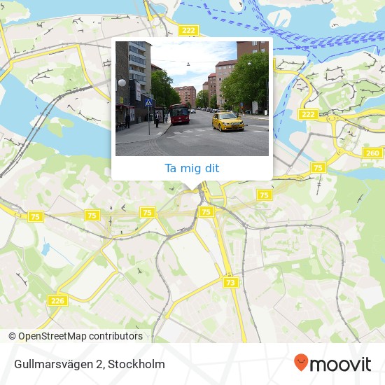 Gullmarsvägen 2 karta
