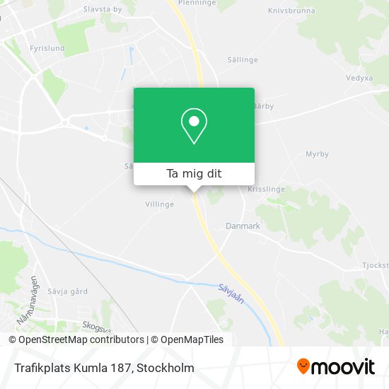 Trafikplats Kumla 187 karta