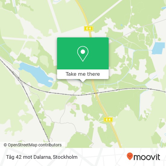 Tåg 42 mot Dalarna karta