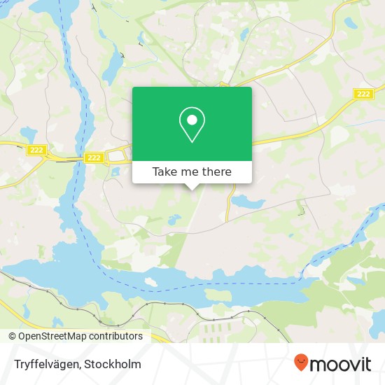 Tryffelvägen karta