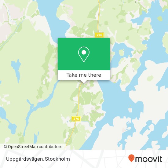 Uppgårdsvägen karta