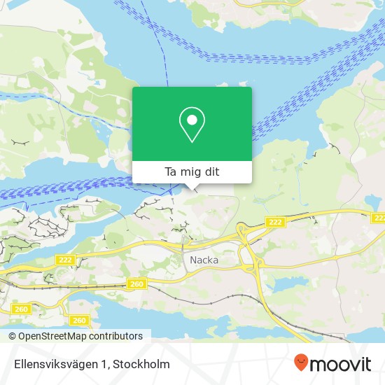 Ellensviksvägen 1 karta