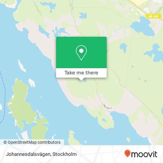 Johannesdalsvägen karta