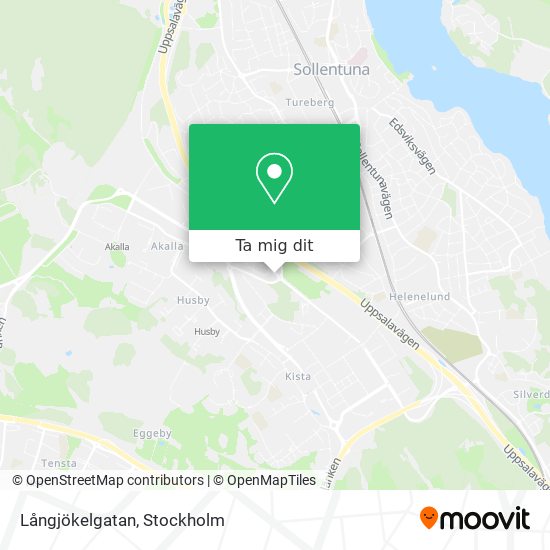 Långjökelgatan karta