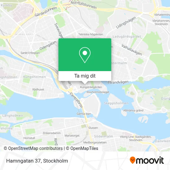 Hamngatan 37 karta