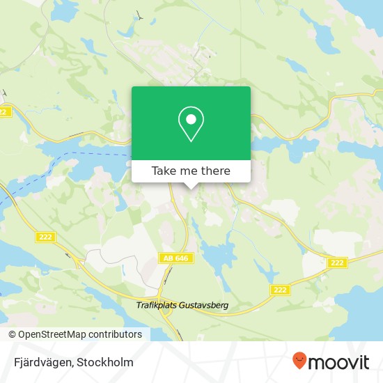 Fjärdvägen karta