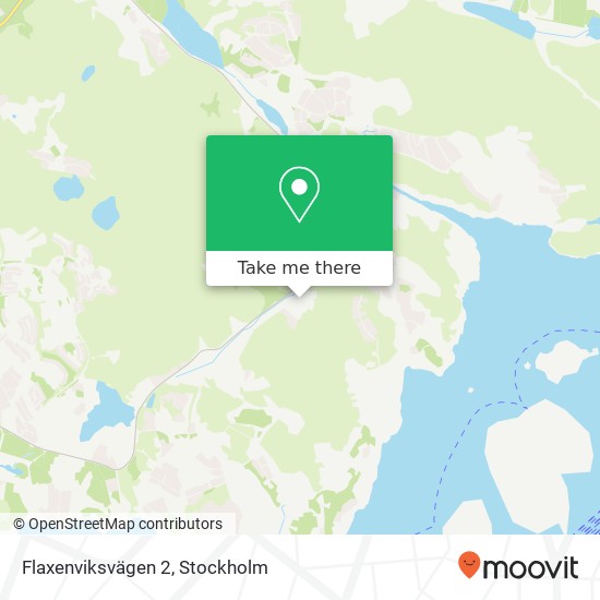 Flaxenviksvägen 2 karta