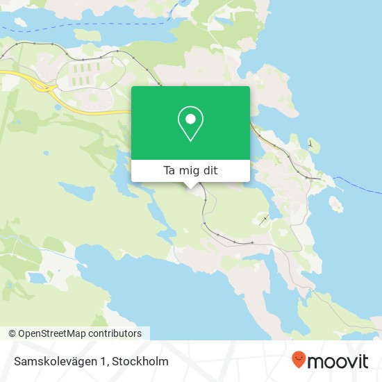 Samskolevägen 1 karta