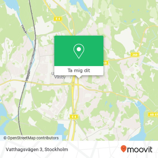 Vatthagsvägen 3 karta