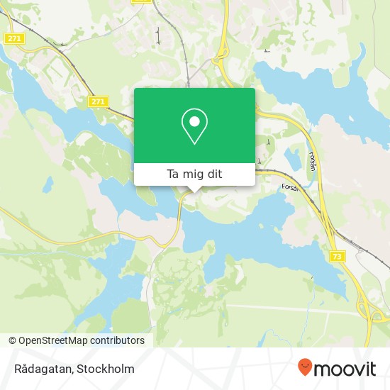 Rådagatan karta