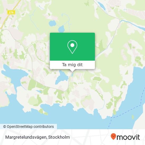 Margretelundsvägen karta