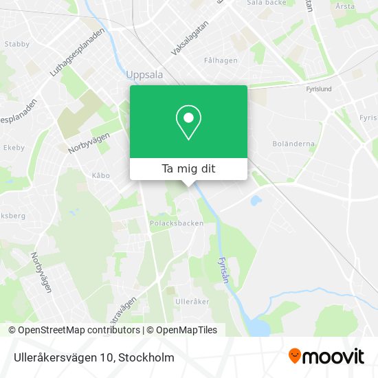 Ulleråkersvägen 10 karta