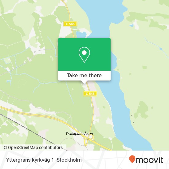 Yttergrans kyrkväg 1 karta