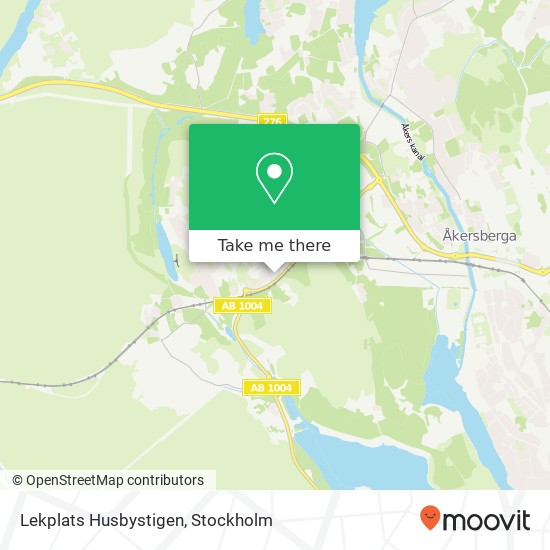 Lekplats Husbystigen karta