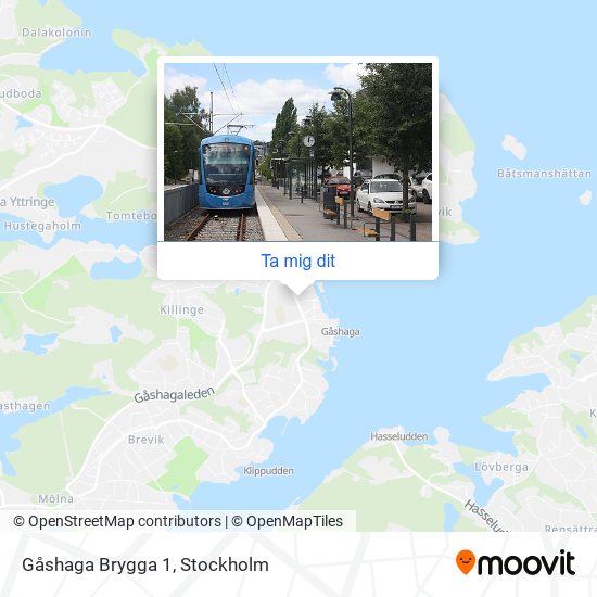 Gåshaga Brygga 1 karta