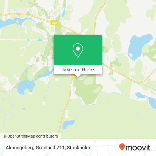 Almungeberg Grönlund 211 karta