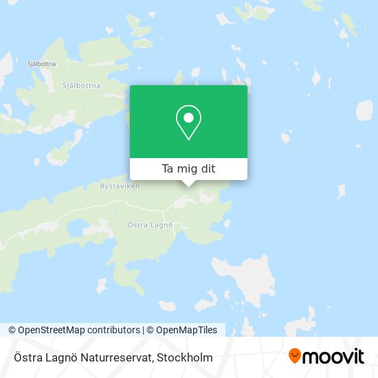 Östra Lagnö Naturreservat karta