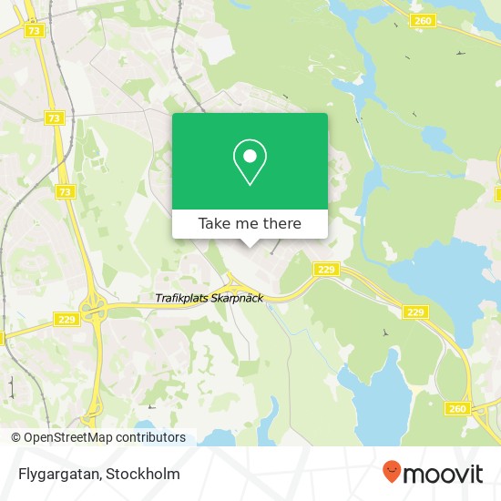 Flygargatan karta