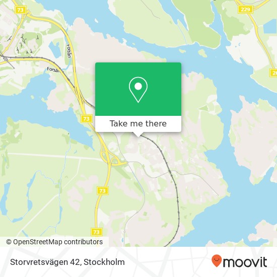 Storvretsvägen 42 karta