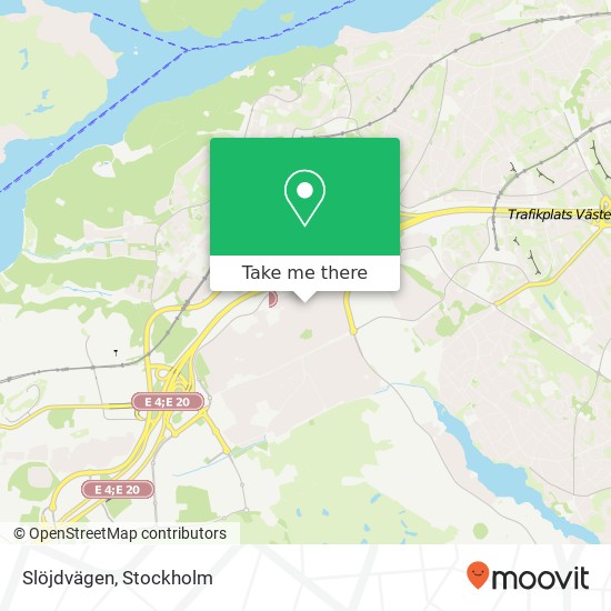 Slöjdvägen karta