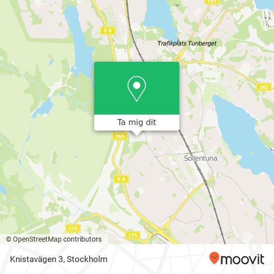 Knistavägen 3 karta