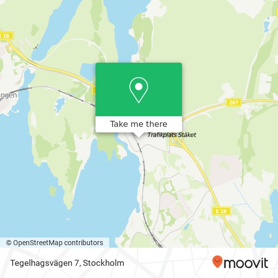 Tegelhagsvägen 7 karta